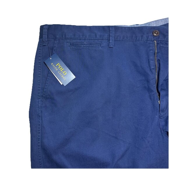 Polo Ralph Lauren Mens Big & Tall 42T Navy Classic Fit 11" Shorts 100% Cotton - Picture 4 of 9